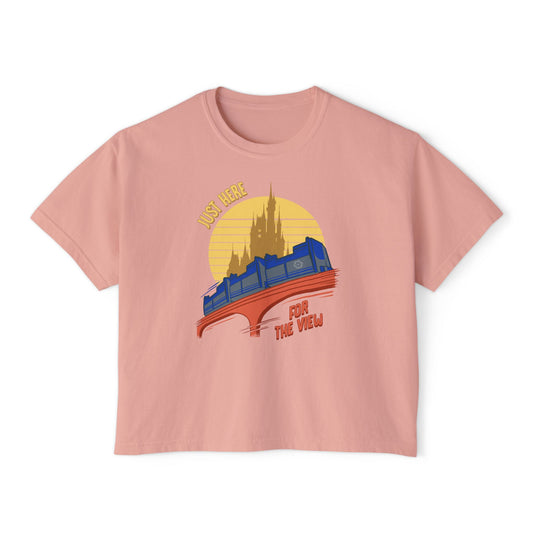 Just Here for the View, Peoplemover- Women's Boxy Tee