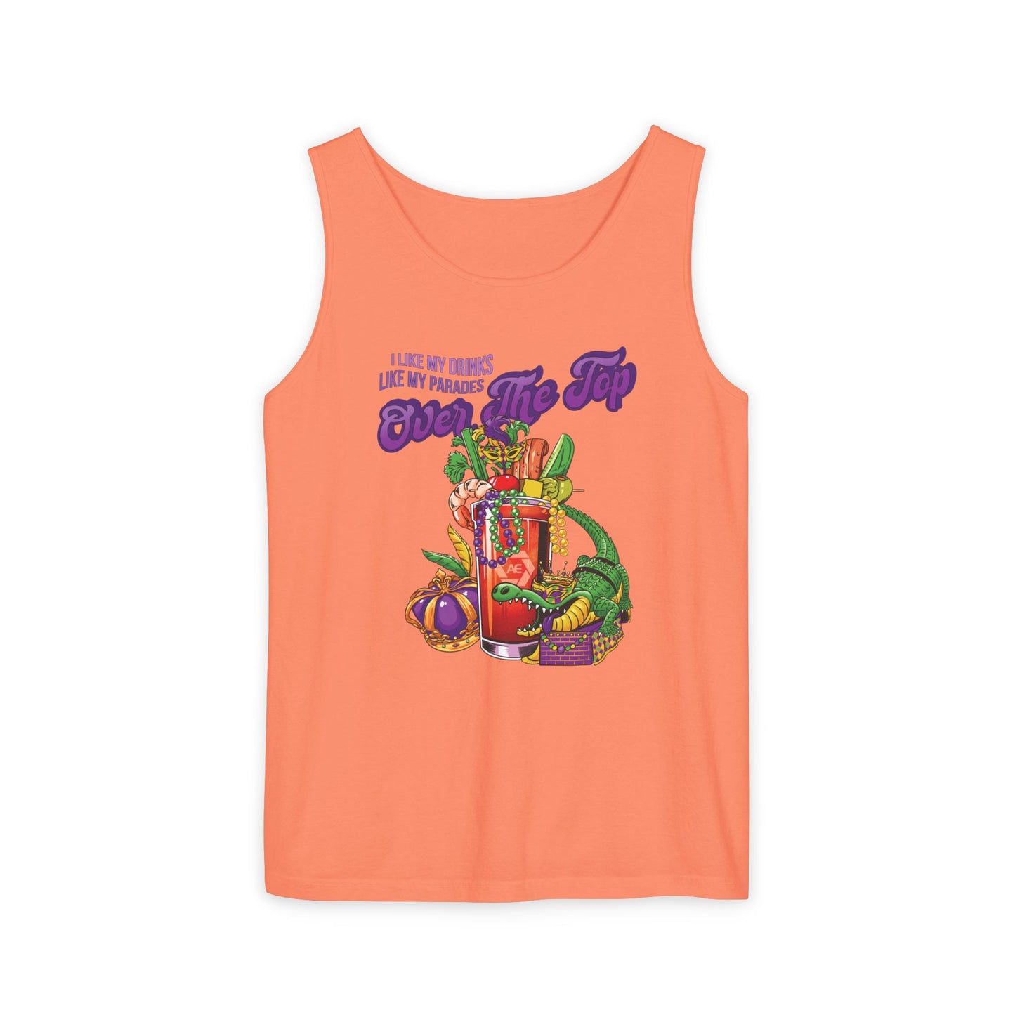 Mardi Gras, Over the Top - Tank Top