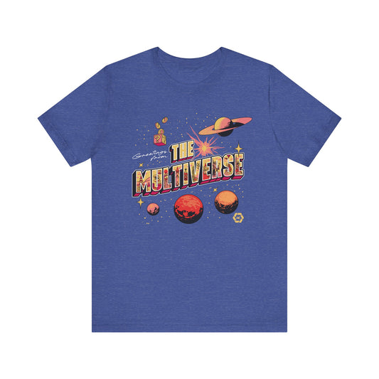 Greetings From the Multiverse - Adult  Short Sleeve Tee