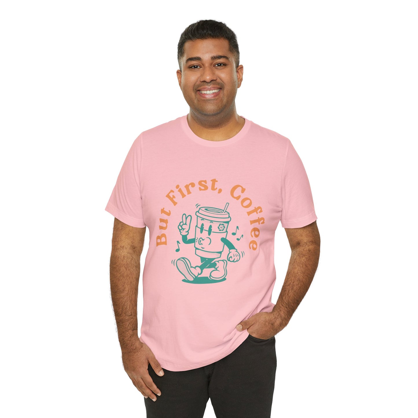 But First Coffee - Adult  Short Sleeve Tee
