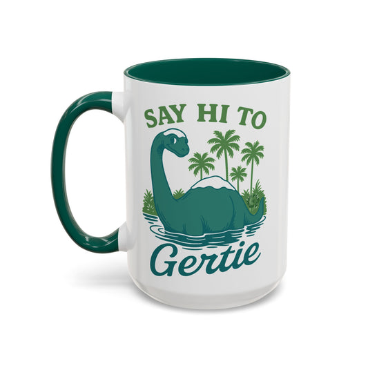 Say Hi to Gertie! - Colorful Mug (11oz, 15oz)