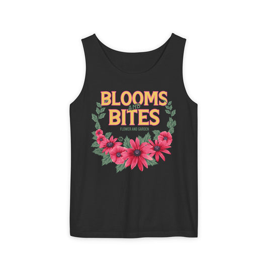 Blooms and Bites, Flower and Garden - Tank Top