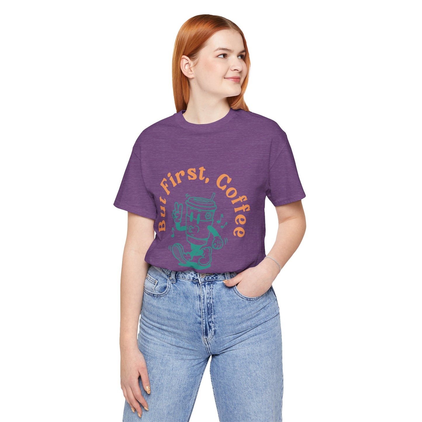 But First Coffee - Adult  Short Sleeve Tee