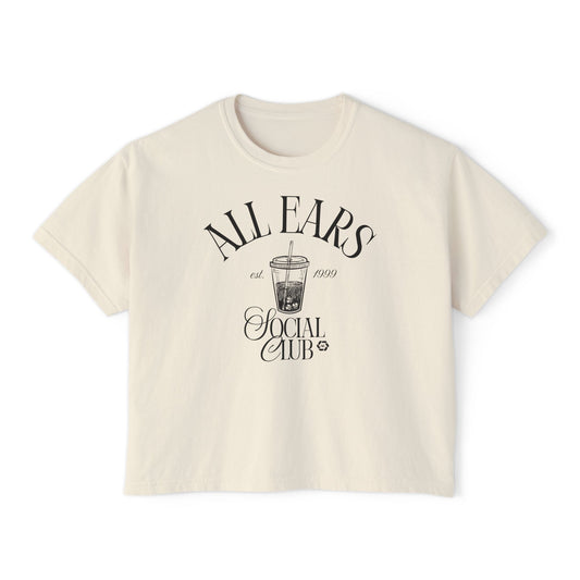 All Ears Social Club - Women's Boxy Tee