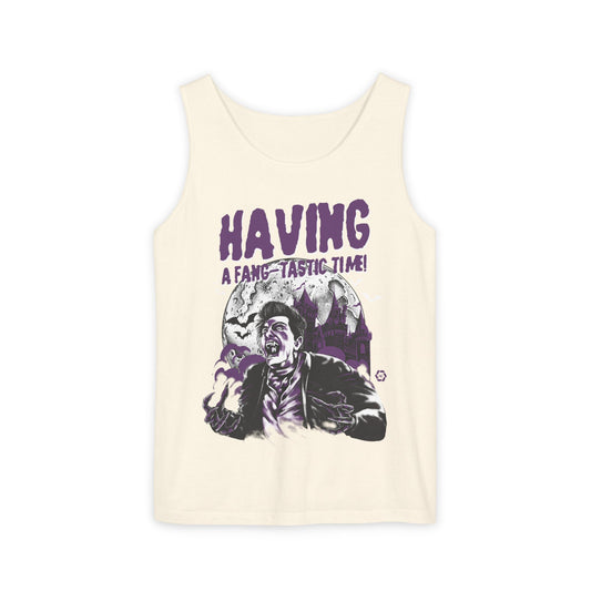 Dracula - Having a Fangtastic Time - Unisex Tank Top
