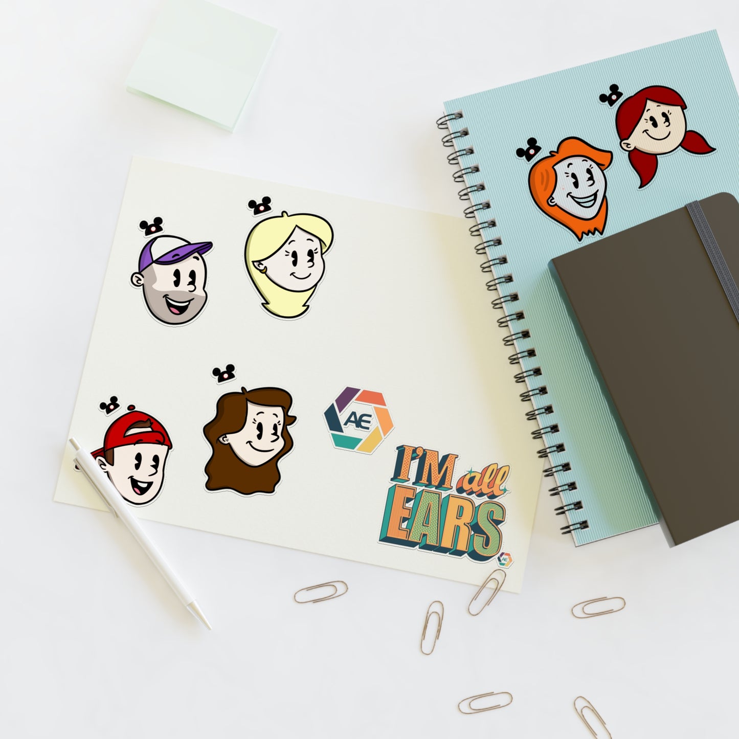 AllEars Cast - Sticker Sheets