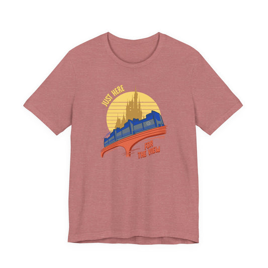 Just Here for the View, Peoplemover - Adult  Short Sleeve Tee