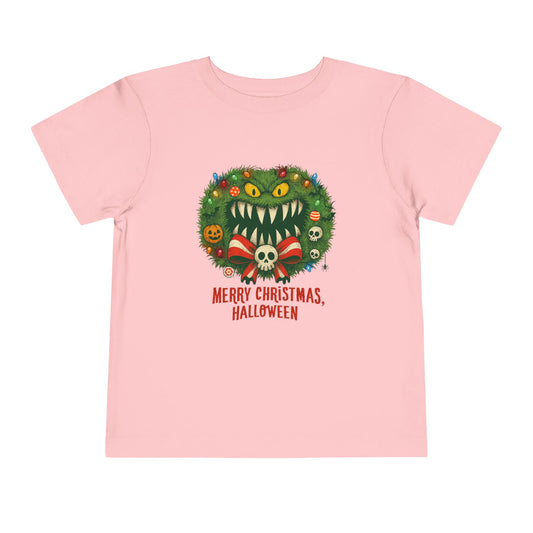 Merry Christmas, Halloween - Toddler Tee