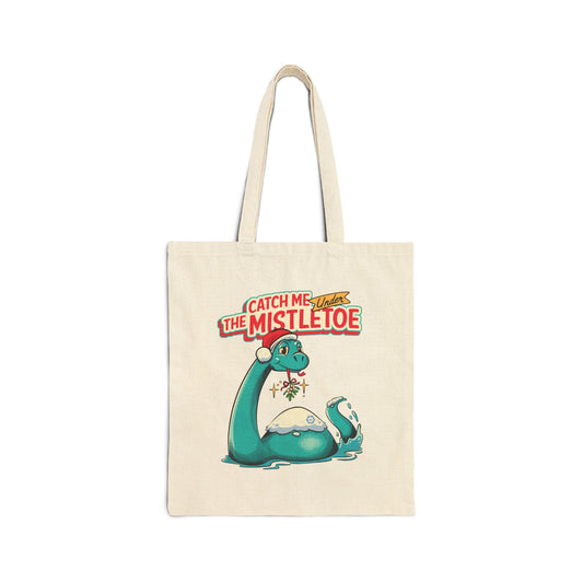 Catch Me Under the Mistletoe - Doublesided Canvas Tote Bag
