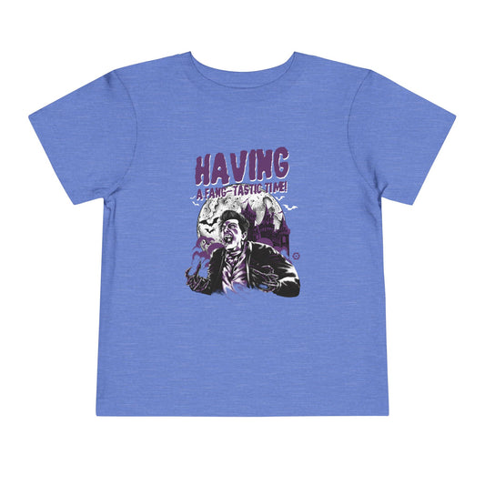 Dracula - Having a Fang-tastic Time - Toddler Tee