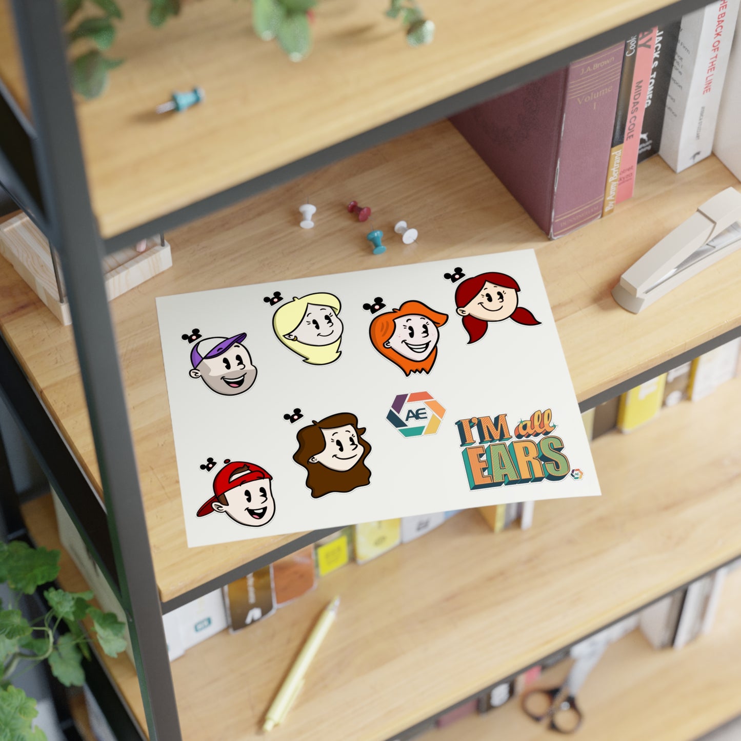 AllEars Cast - Sticker Sheets