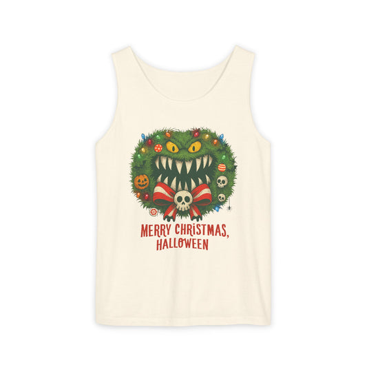 Merry Christmas, Halloween - Tank Top
