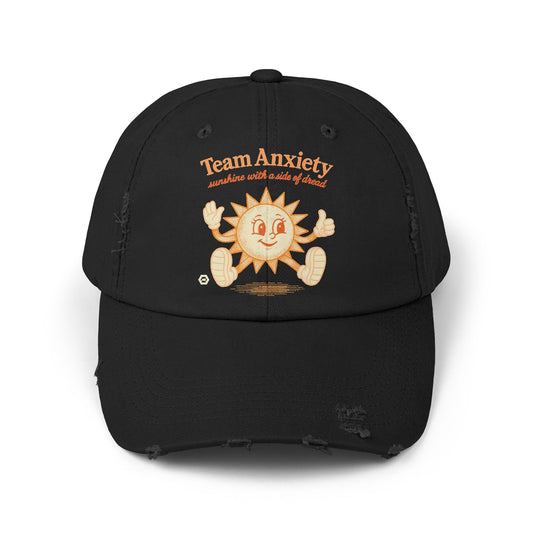 Team Anxiety - Distressed Cap