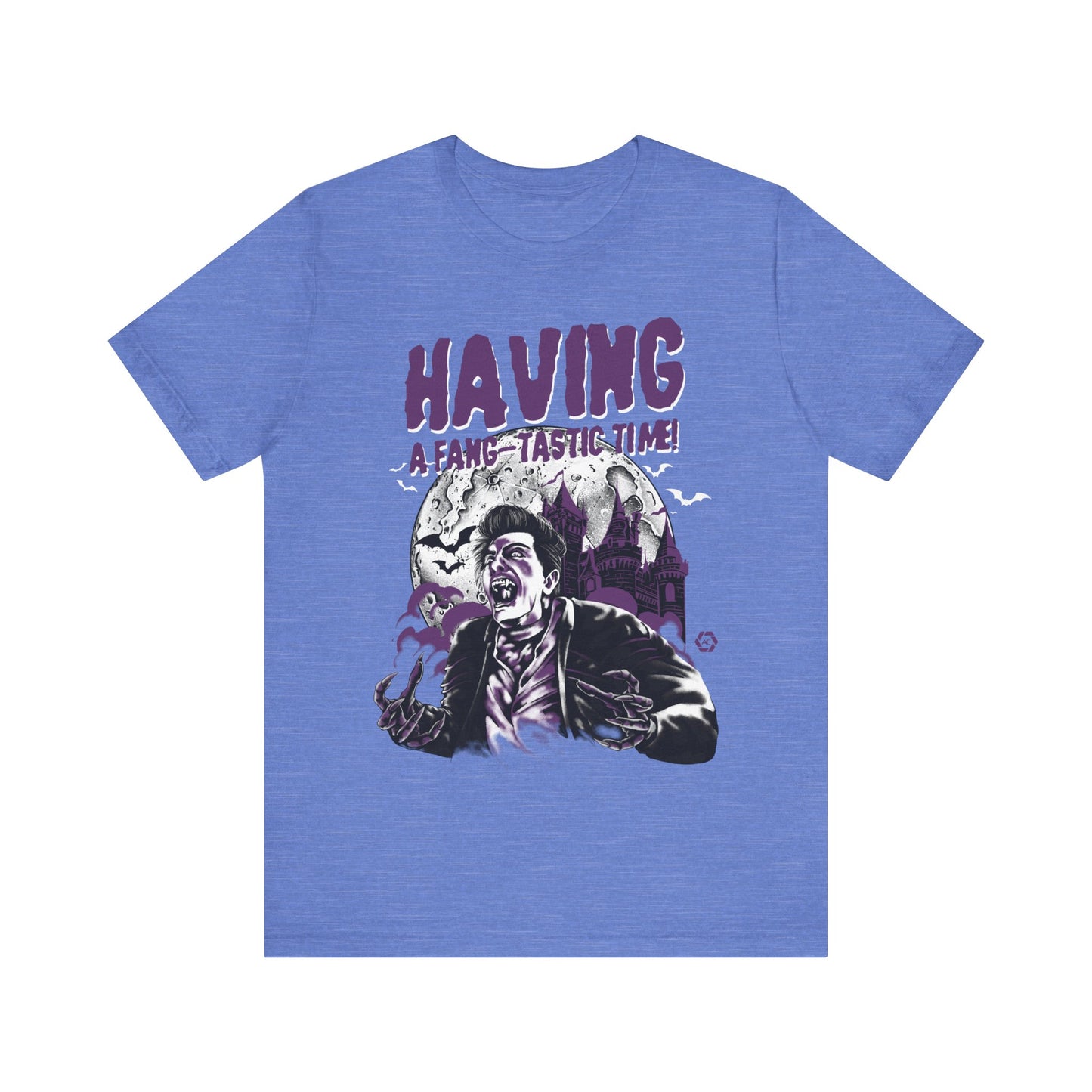 Dracula - Having a Fangtastic Time - Adult Short Sleeve Tee