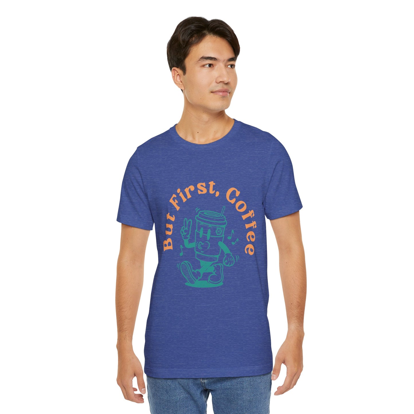 But First Coffee - Adult  Short Sleeve Tee