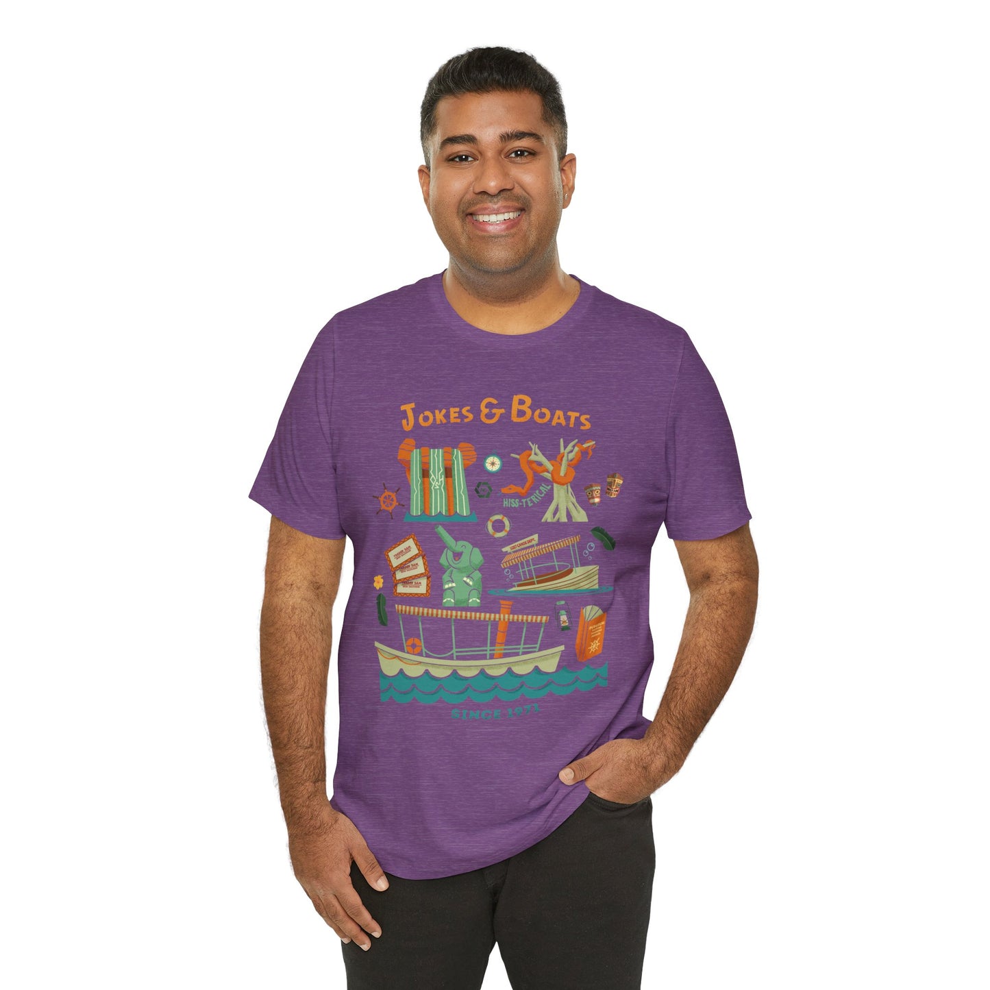 Jokes & Boats - Adult  Short Sleeve Tee