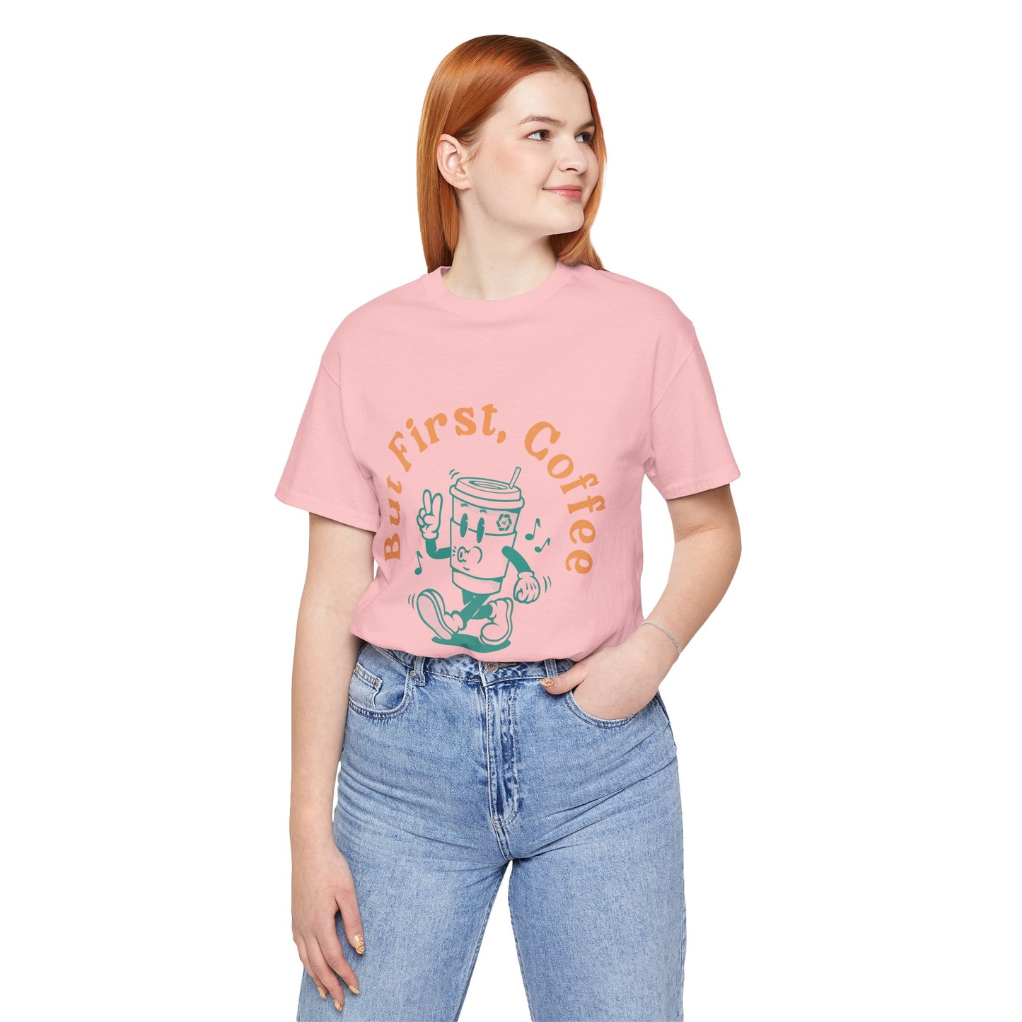 But First Coffee - Adult  Short Sleeve Tee