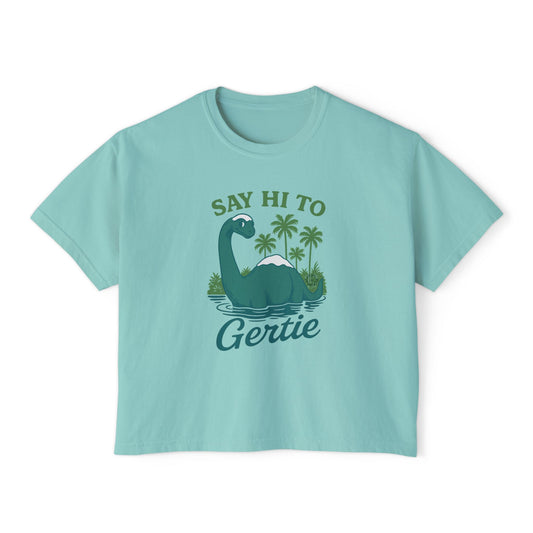 Say Hi to Gertie - Women's Boxy Tee