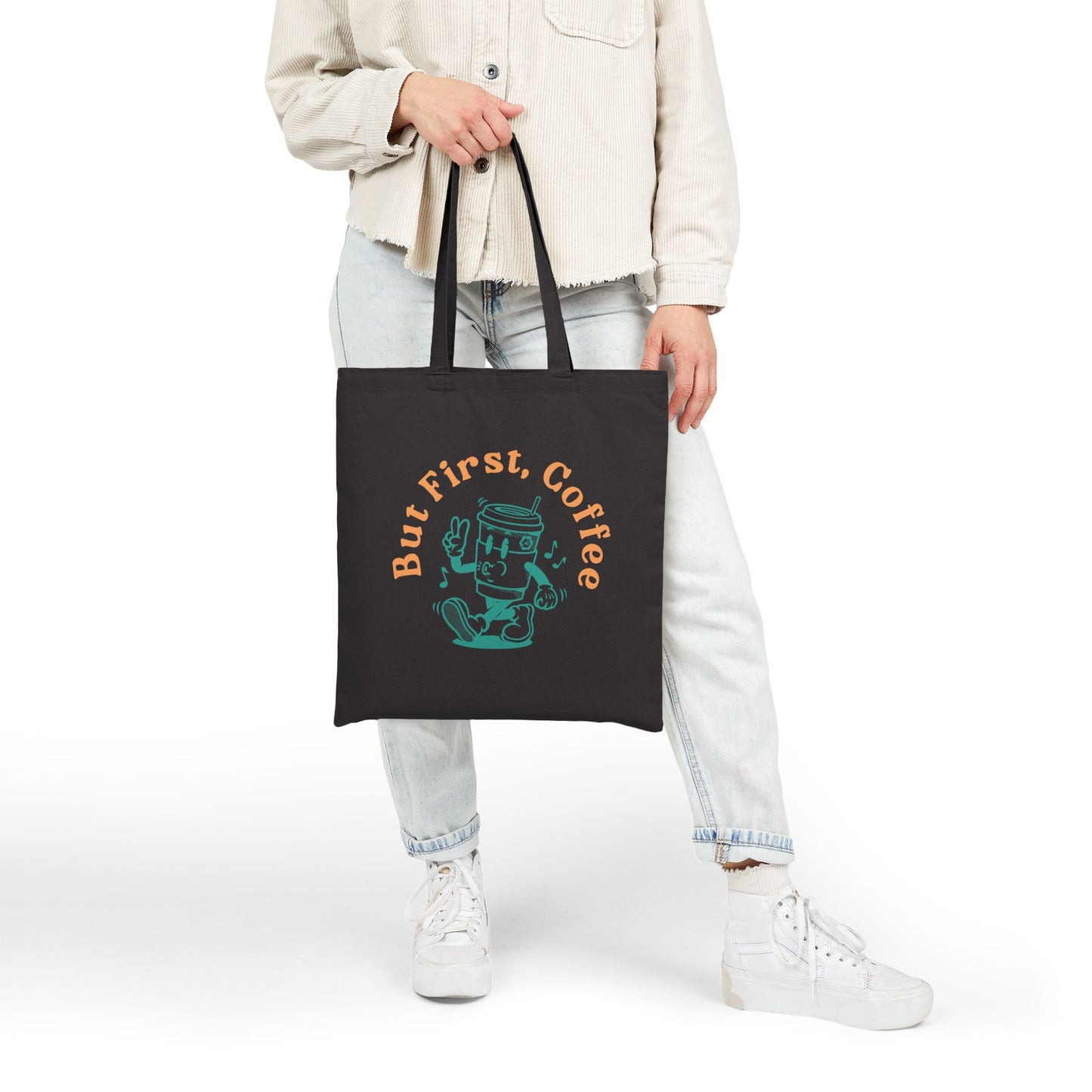 But First Coffee - Doublesided Canvas Tote Bag