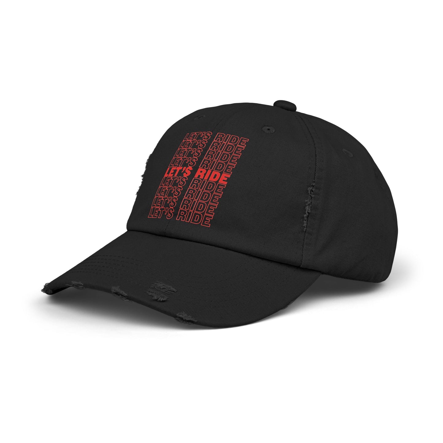 Let's Ride - Distressed Cap