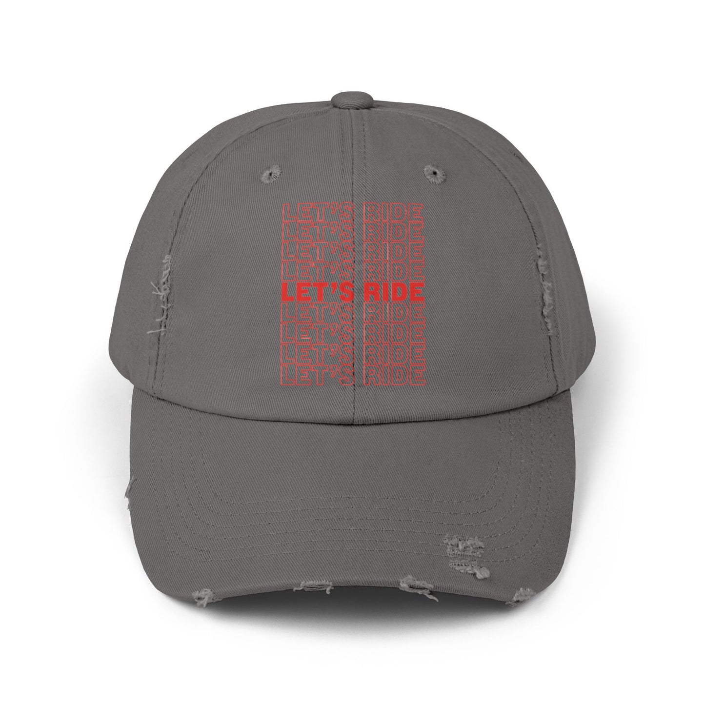 Let's Ride - Distressed Cap