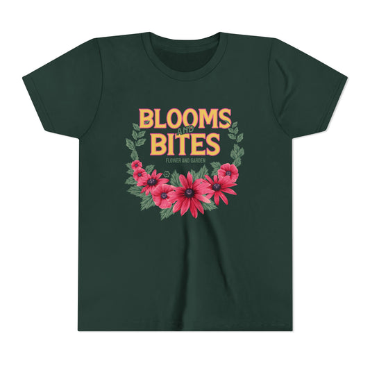 Blooms and Bites, Flower and Garden - Kid's Tee