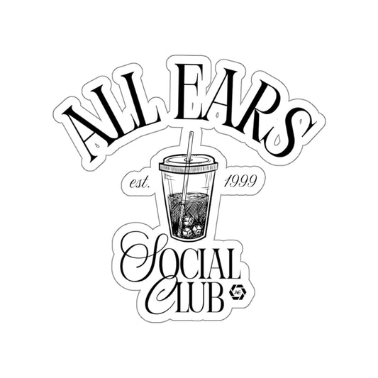 All Ears Social Club - Die-Cut Stickers