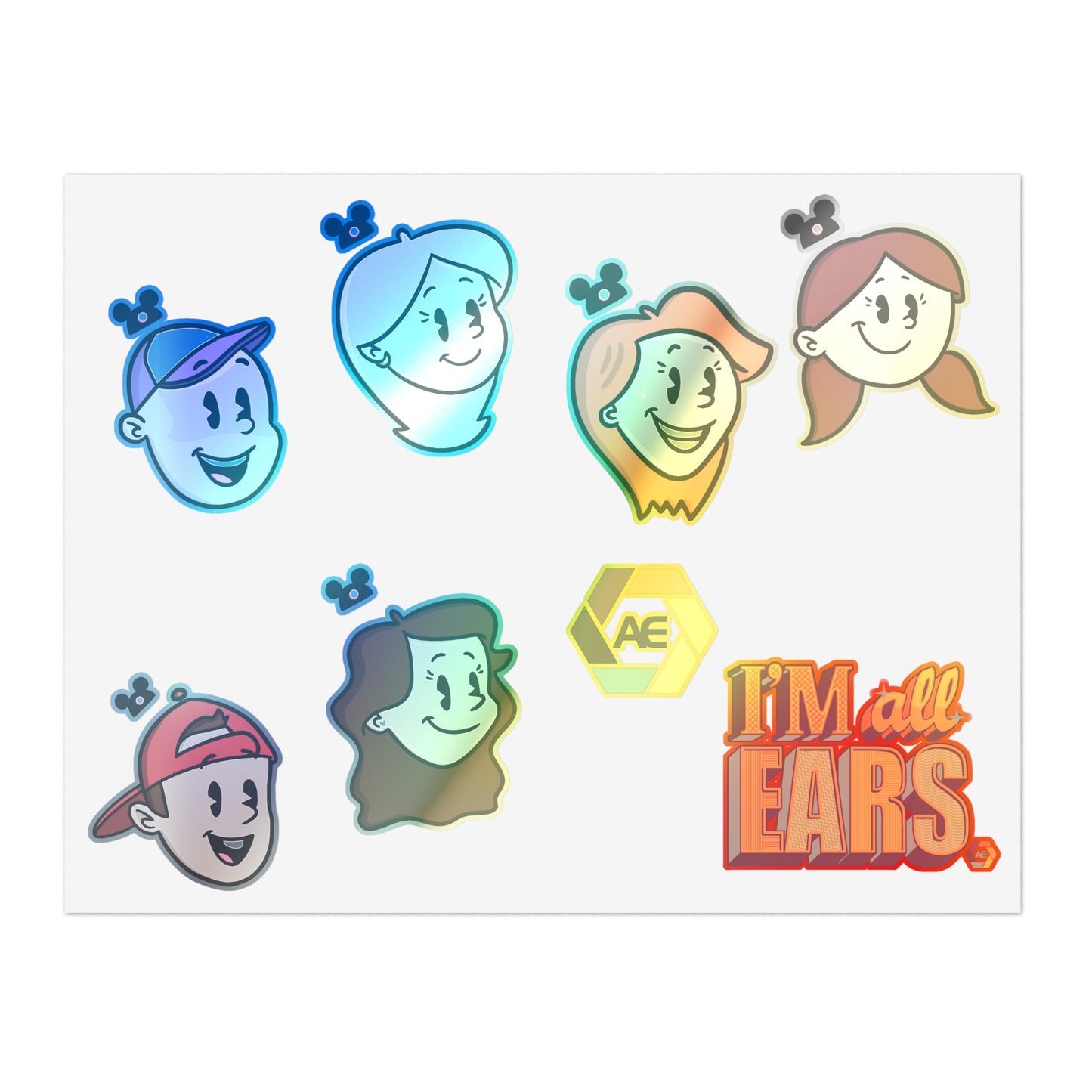 AllEars Cast - Sticker Sheets