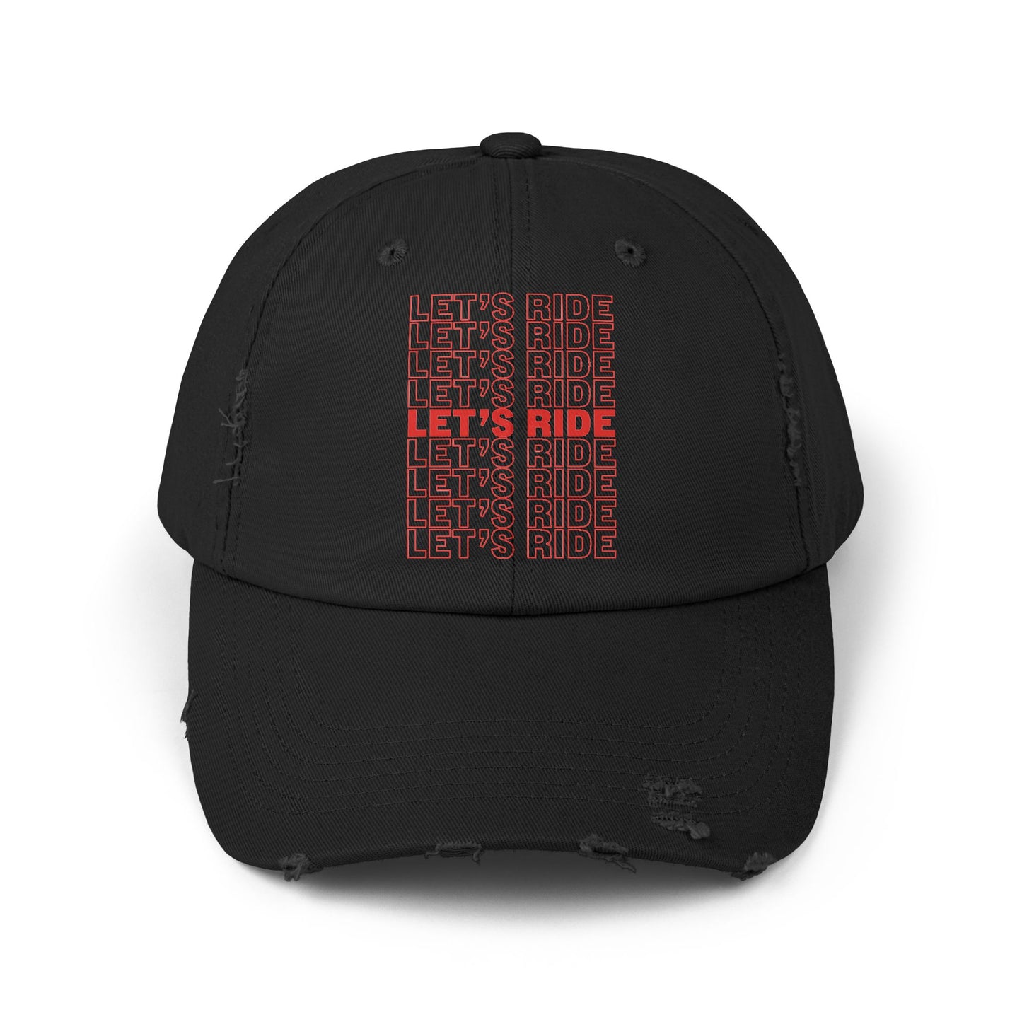 Let's Ride - Distressed Cap
